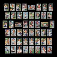 A Collection of 1952 Bowman Baseball Cards Including Multiple Hall of Famers (89)