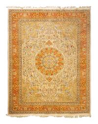 A Qum Silk Rug