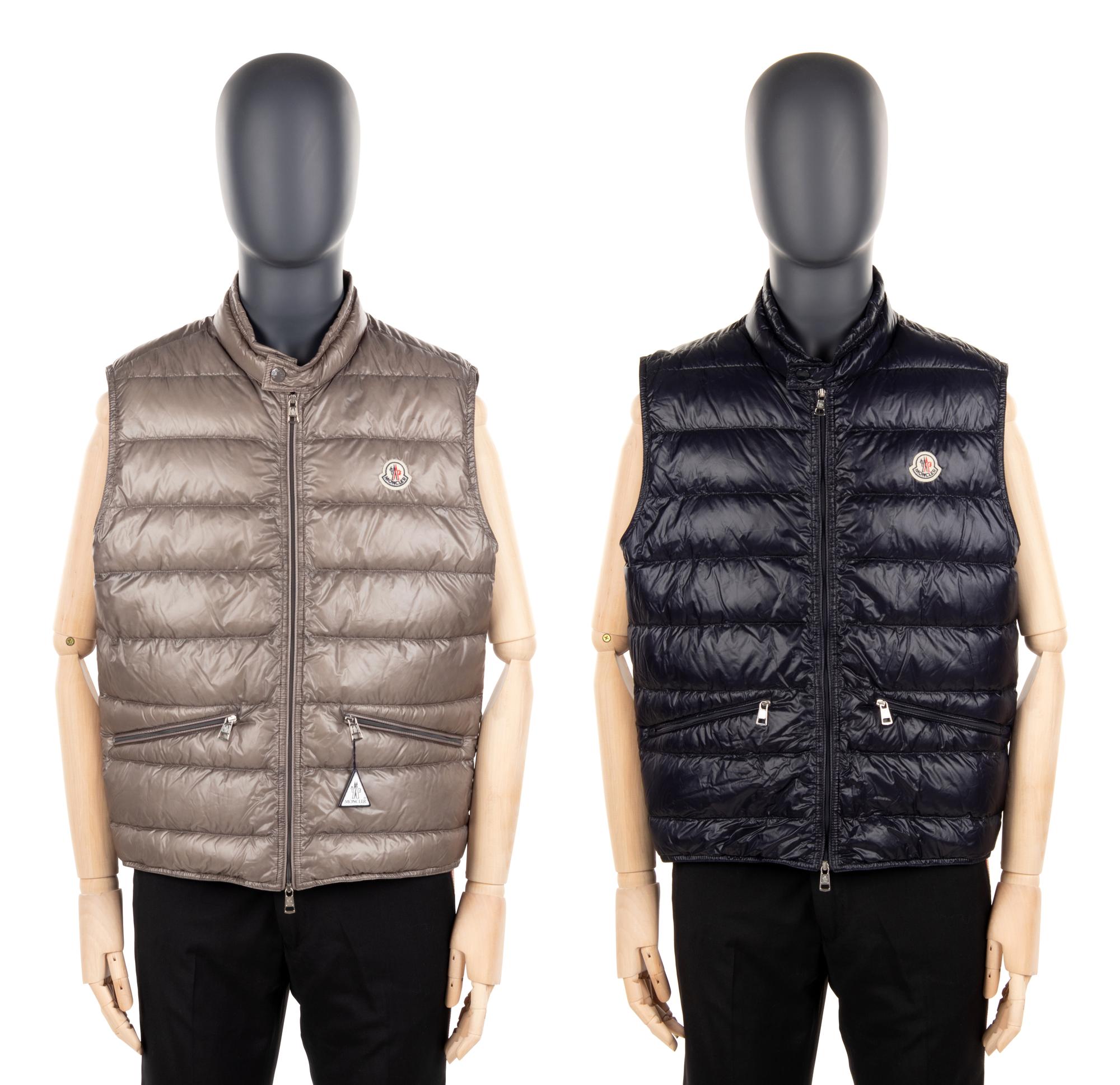 Two Moncler Vests, c. 2015 — BNY 230, 231