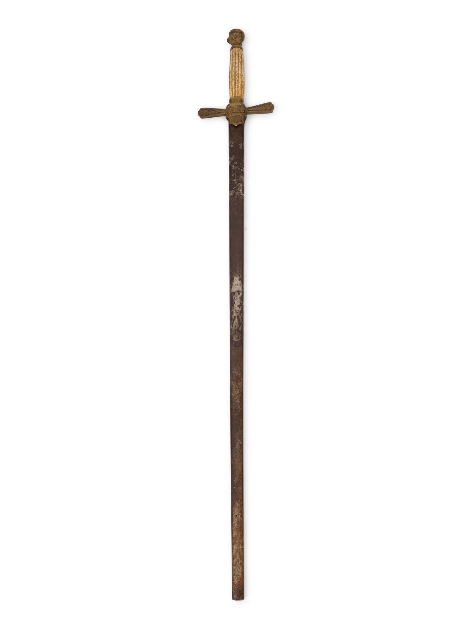 A Continental Bone-Handled Sword and Sheath