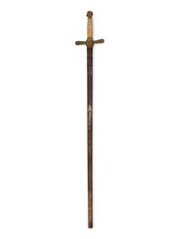 A Continental Bone-Handled Sword and Sheath