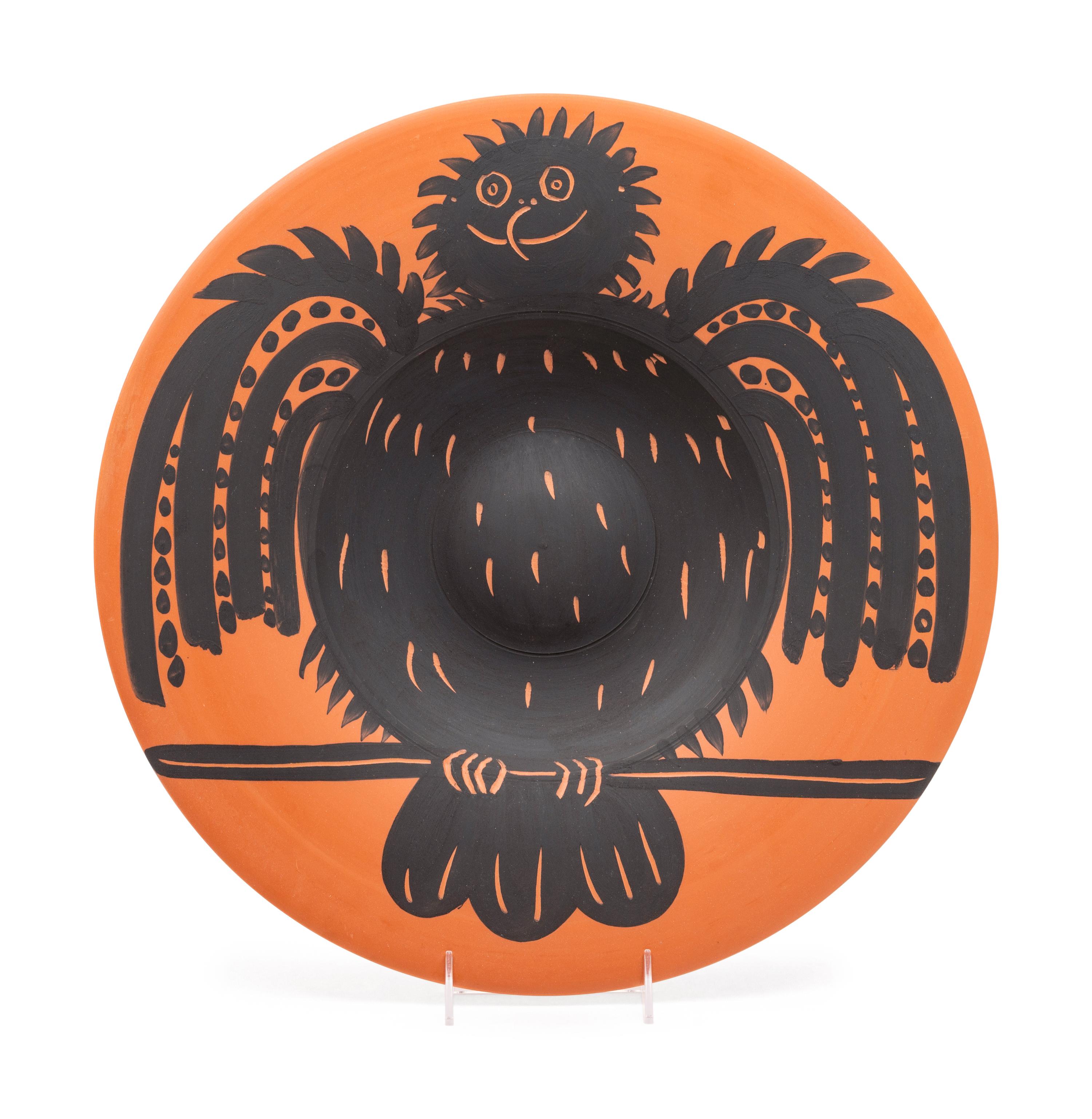 Hibou noir perché (A.R. 398)