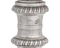 An Assembled Set Of Four George III Sterling Silver Candlesticks
