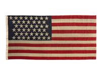 [FLAGS]. 44-star American flag made by Piggolt Bros. & Co., London. Ca 1890.