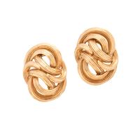 TIFFANY & CO., YELLOW GOLD EARCLIPS