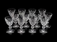 A Set of Twelve Baccarat Harcourt Goblets