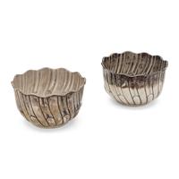 A Pair of Italian Silver Small Bowls