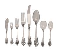 An American Silver Flatware Service