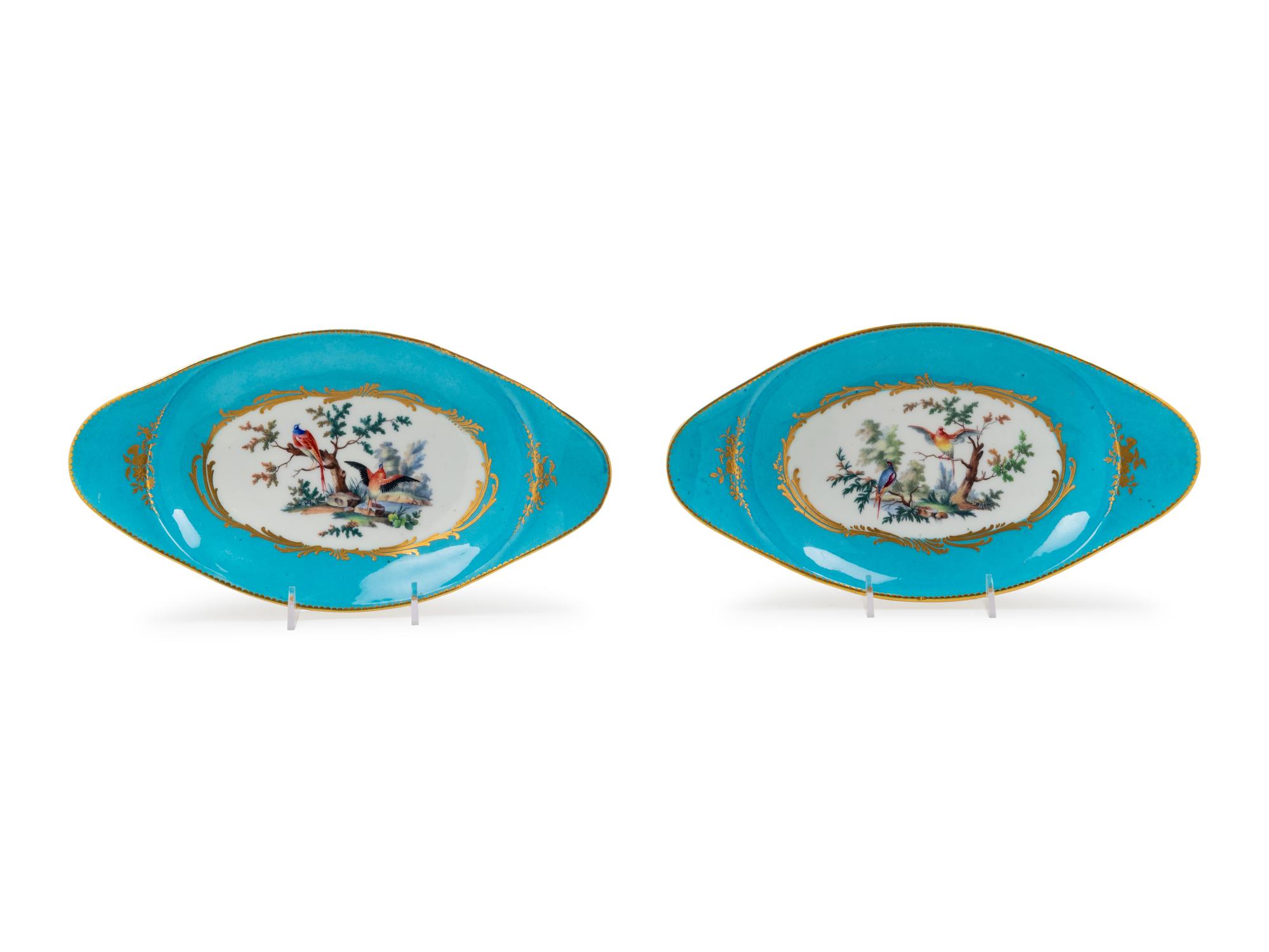 A Pair of Sèvres Style Porcelain Bowls