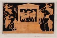 A Group of Eight Hand-Colored Engravings of Vase Designs