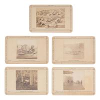 [CIVIL WAR]. Group of 8 albumen prints from Taylor & Huntington's War for the Union series. Hartford, CT, n.d.