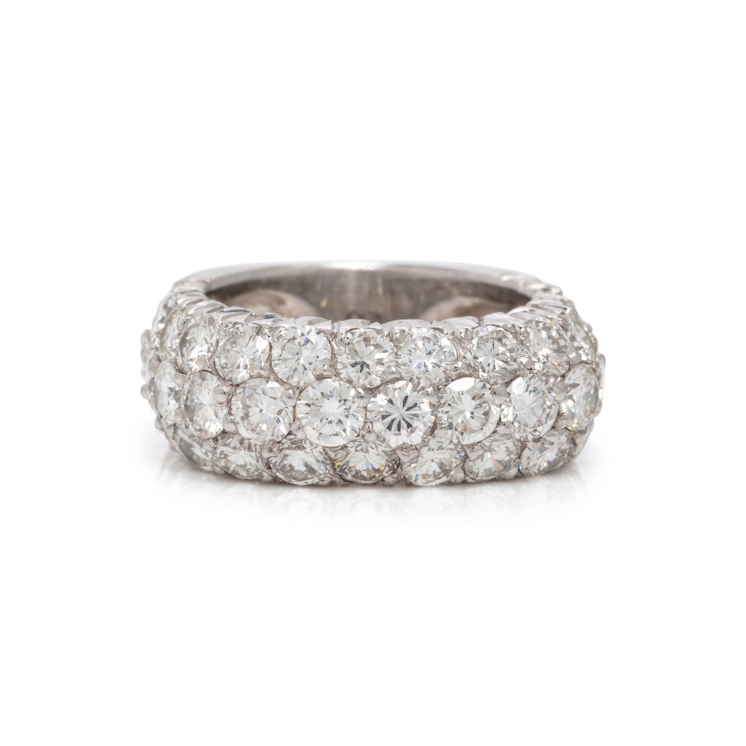 Diamond and Platinum Ring