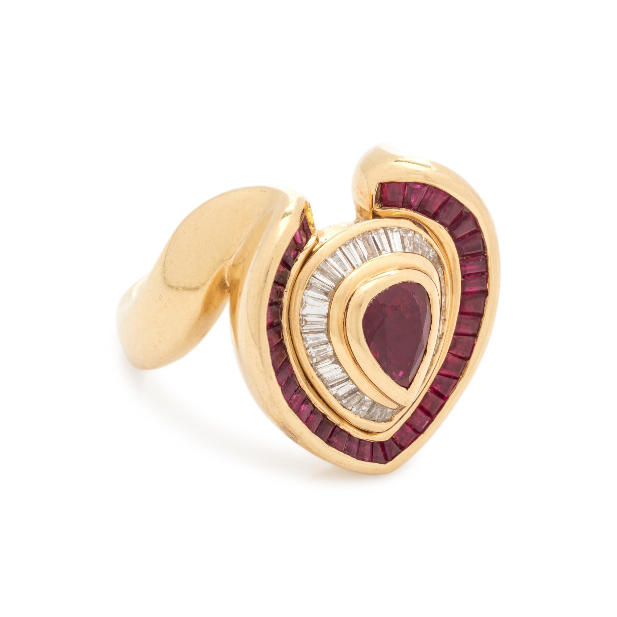 RUBY AND DIAMOND RING