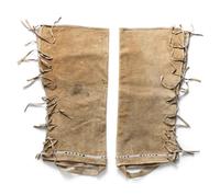 Santee Sioux Beaded Hide Leggings