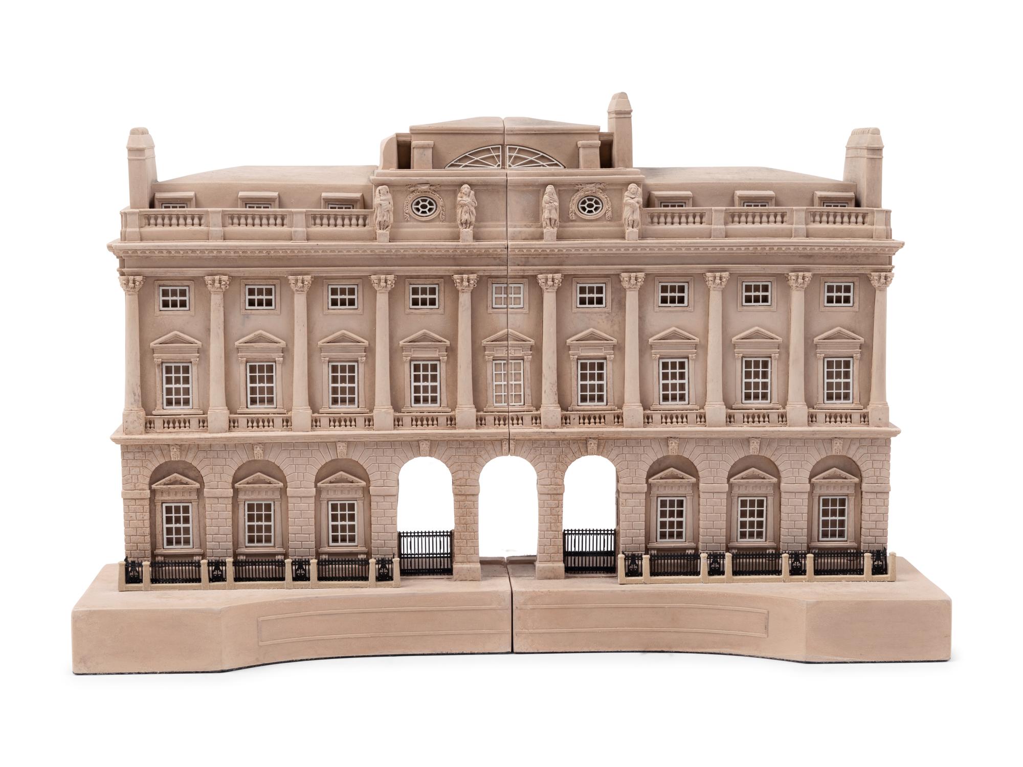 A Pair of Timothy Richards Resin Architectural Book Ends