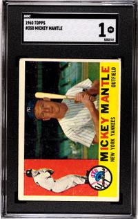 A Complete Set of 1960 Topps Baseball Cards Including SGC Graded Key Cards (572/572),