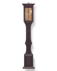 A Carved Mahogany Adjustable Barometer
