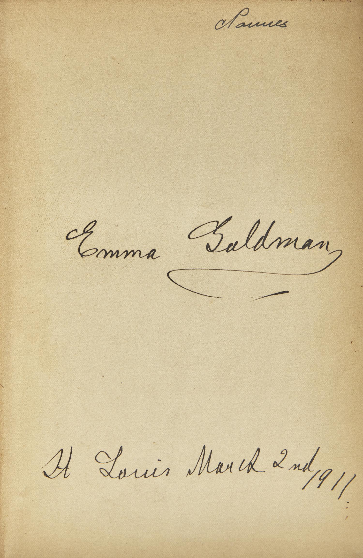 Goldman, Emma. Anarchism and Other Essays
