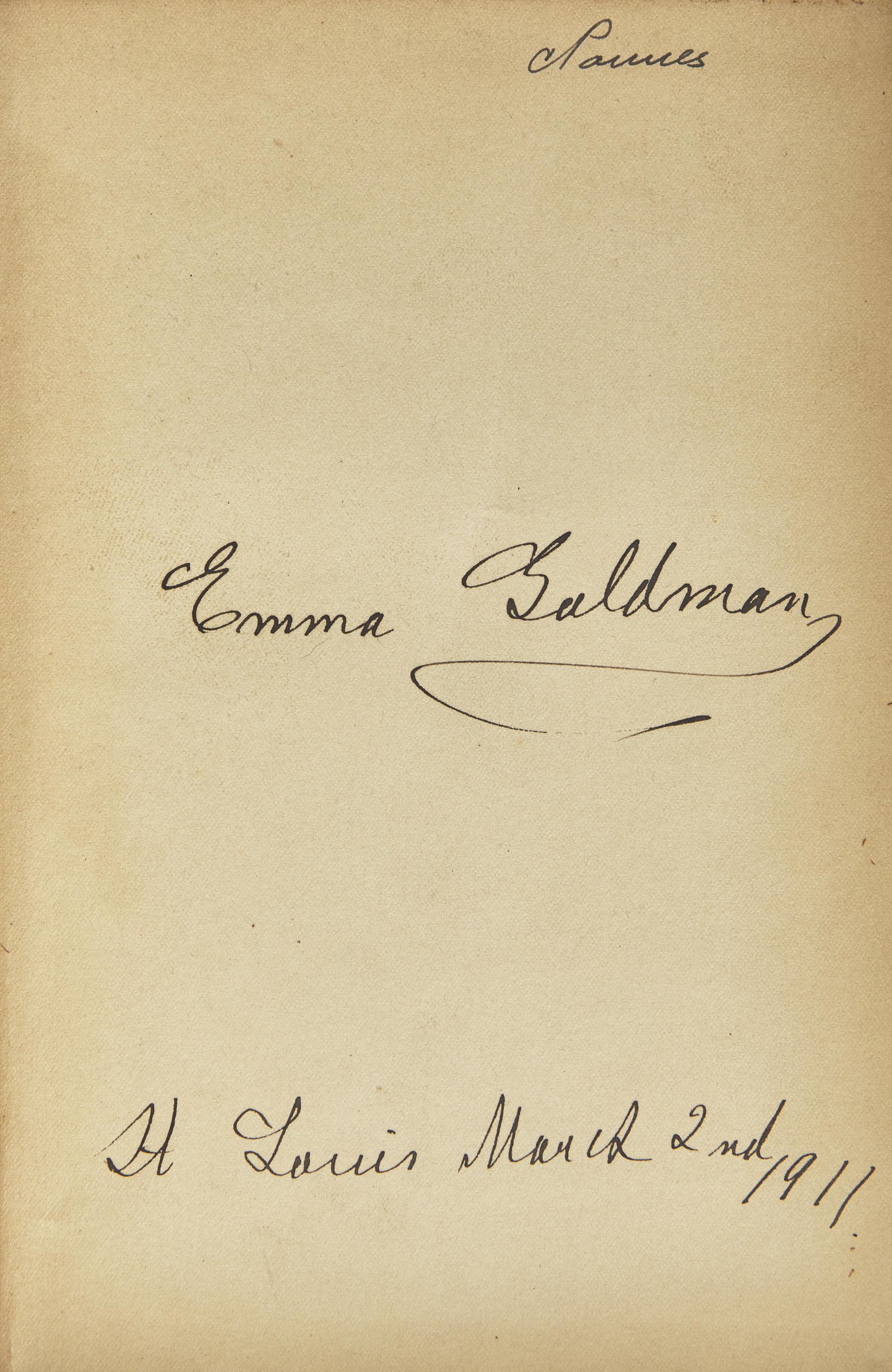 Goldman, Emma. Anarchism and Other Essays