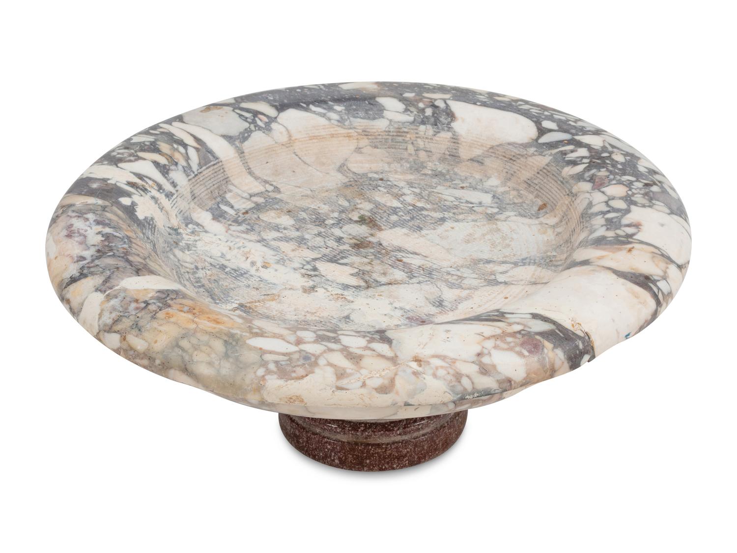A Pair of Large Grand Tour Marble Tazze