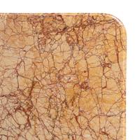 A Louis XVI Gilt Bronze Mounted Tulipwood, Marquetry and Marble-Top Commode