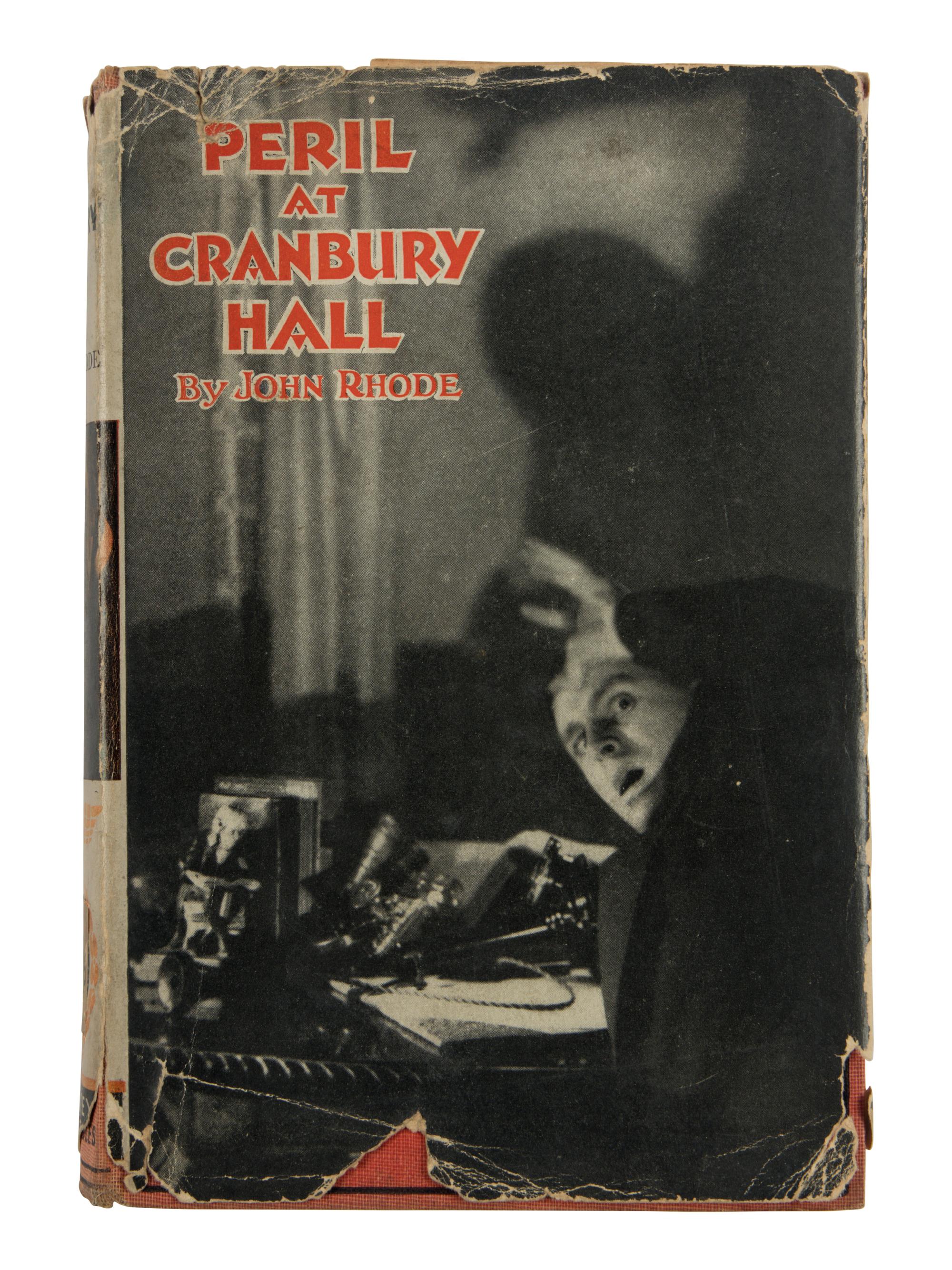 STREET, Cecil (1884-1964). ("John Rhode"). Peril at Cranbury Hall . London: Geoffrey Bles, 1930.