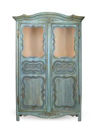 A French Provincial Style Painted Armoire — 19TH CENTURY