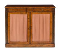 A Regency Brass Inlaid Rosewood Cabinet