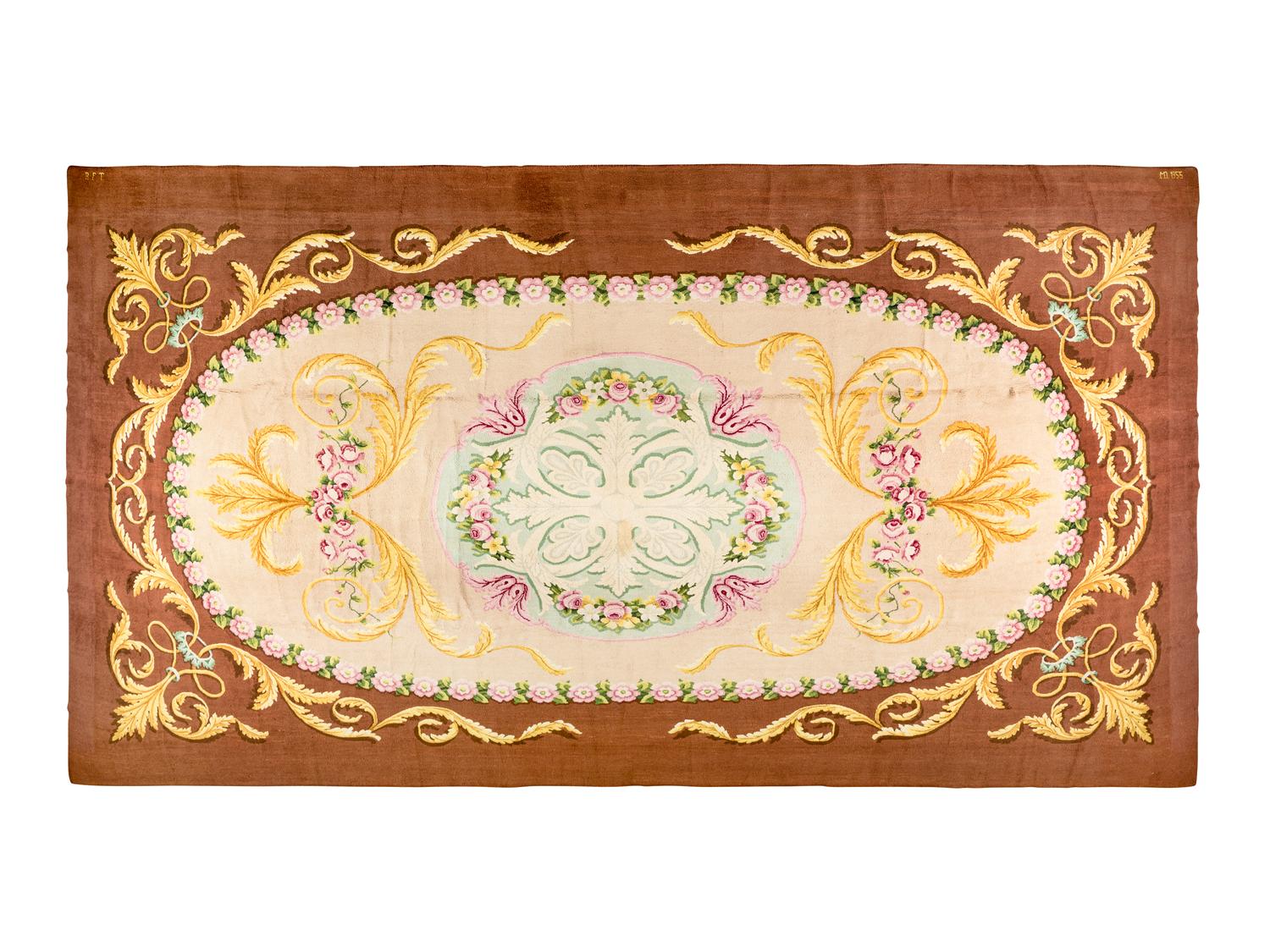 A Savonnerie Style Wool Rug