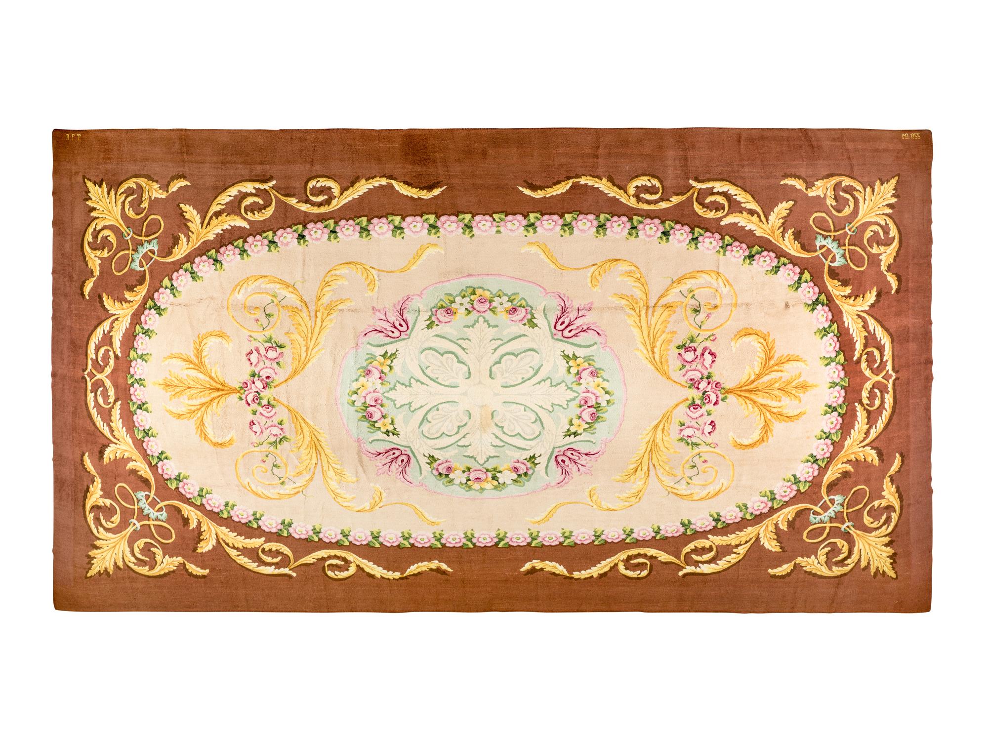 A Savonnerie Style Wool Rug