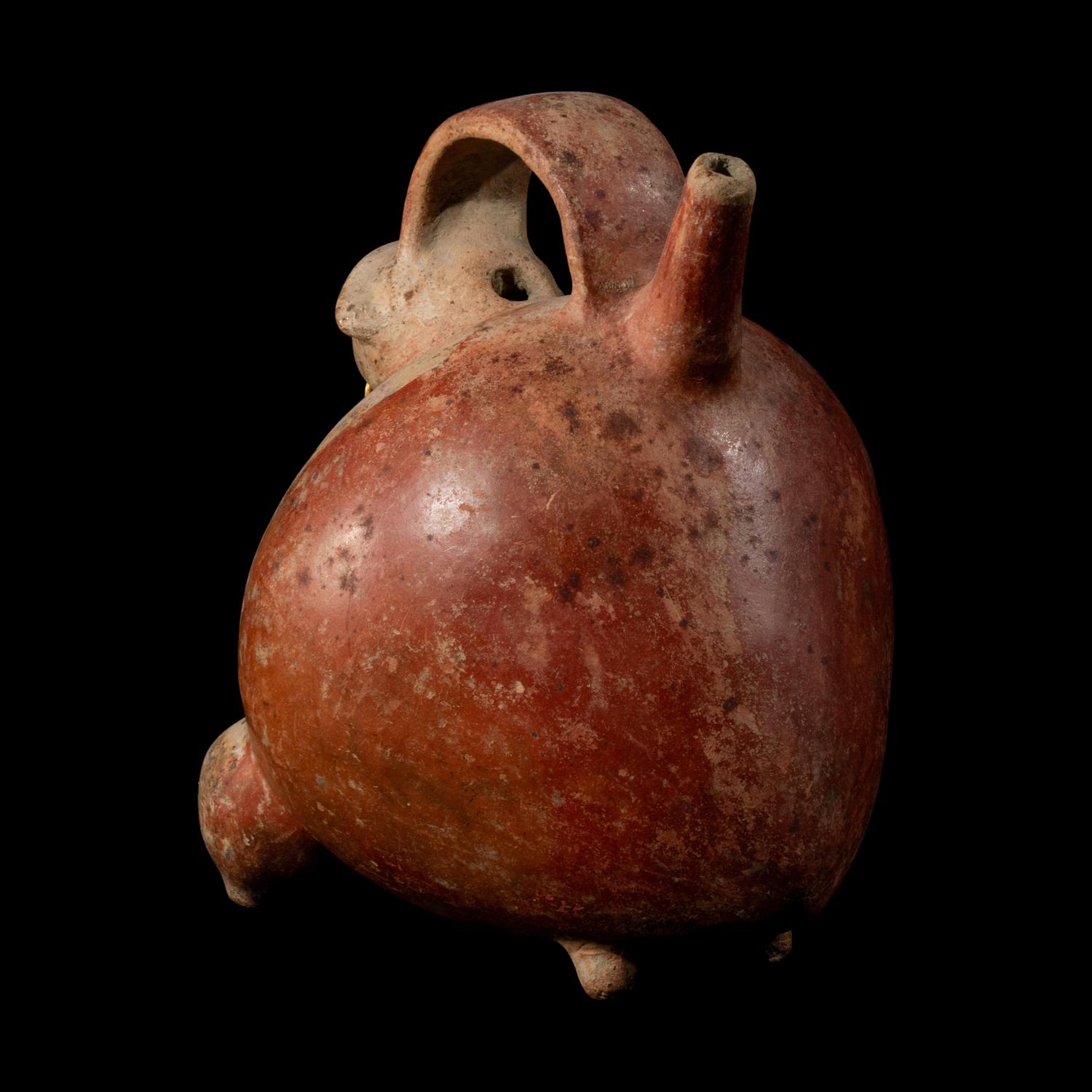 A Calima Terracotta Anthropomorphic Alcarraza