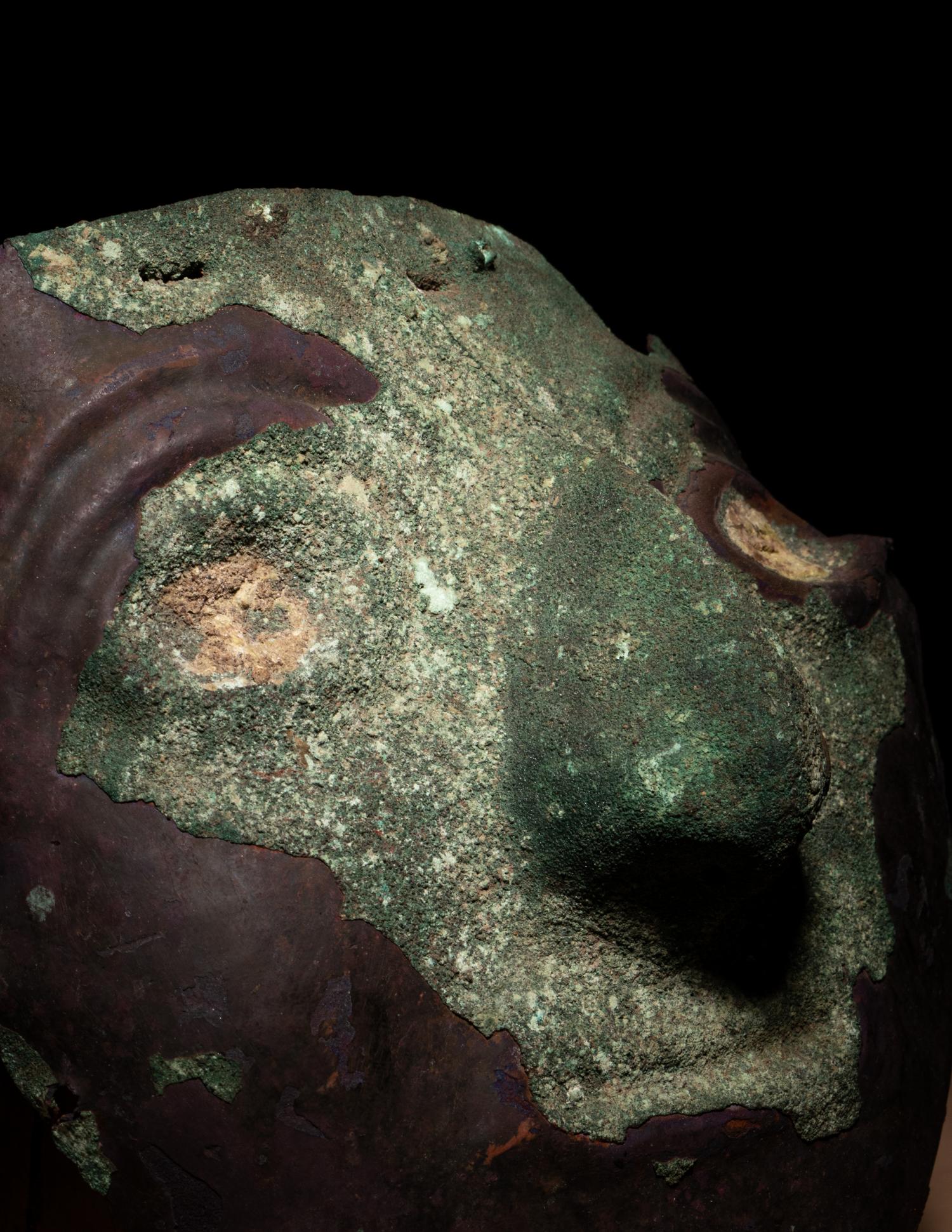 A Moche Copper Ritual Mask