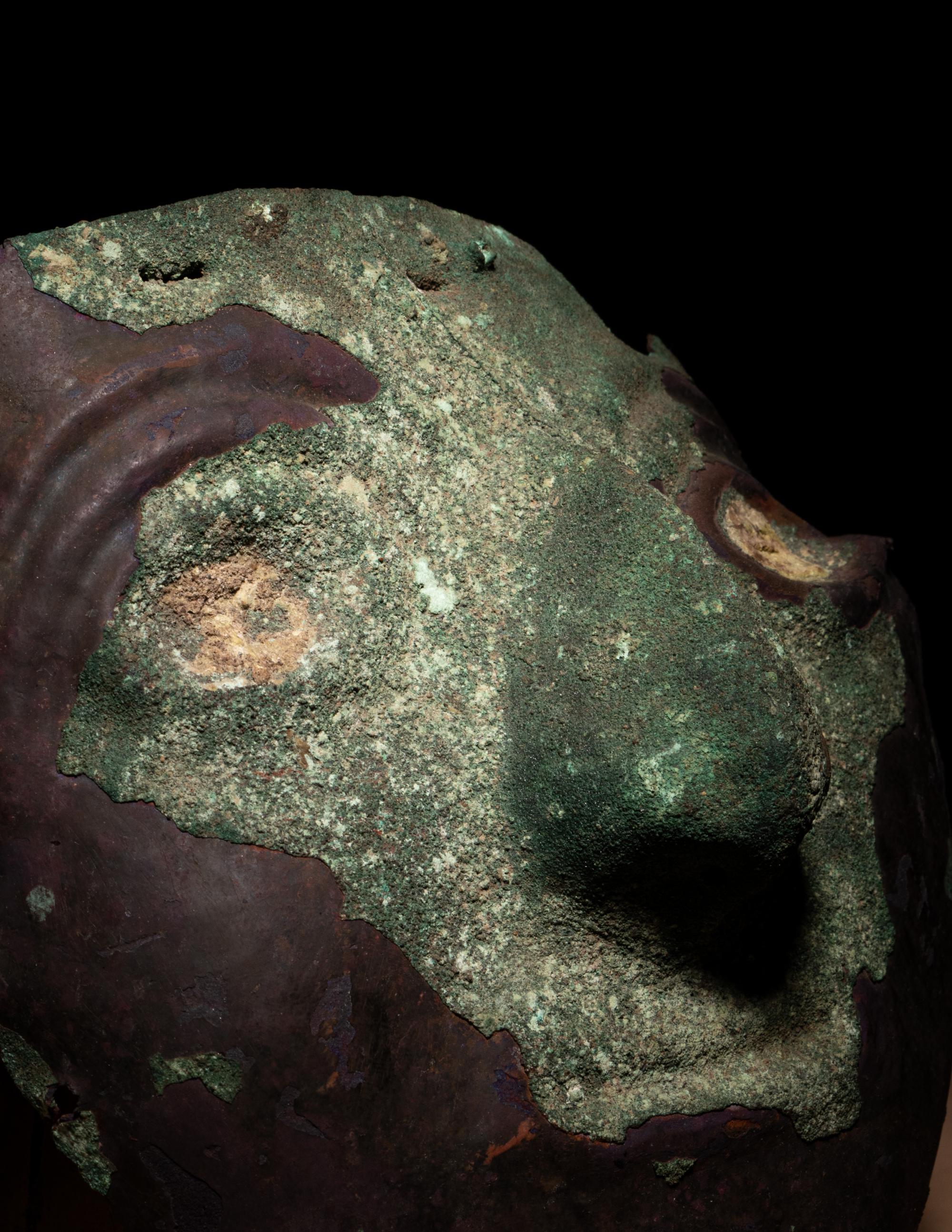 A Moche Copper Ritual Mask