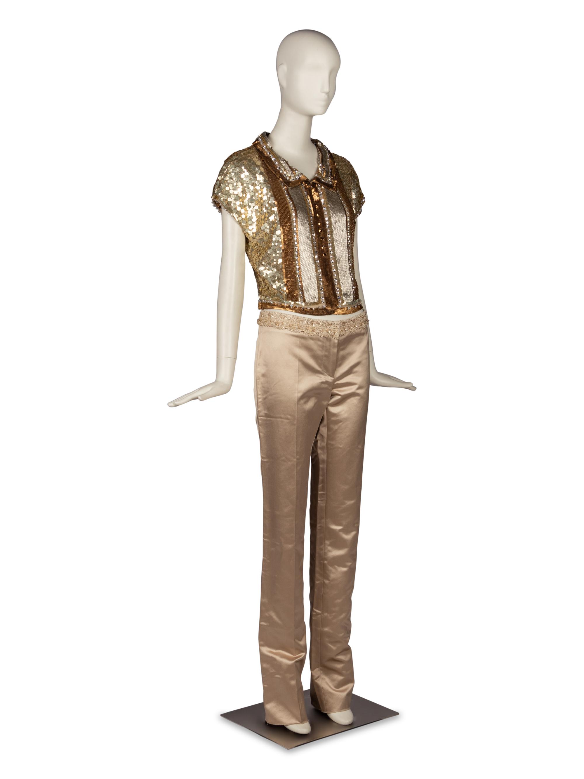 Valentino Sequin Top and Pant