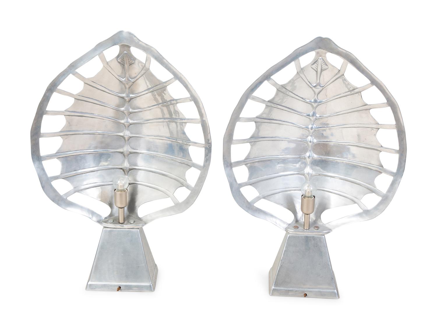 Pair of Arthur Court Tortoise Table Lamps — AMERICAN, CIRCA 1975
