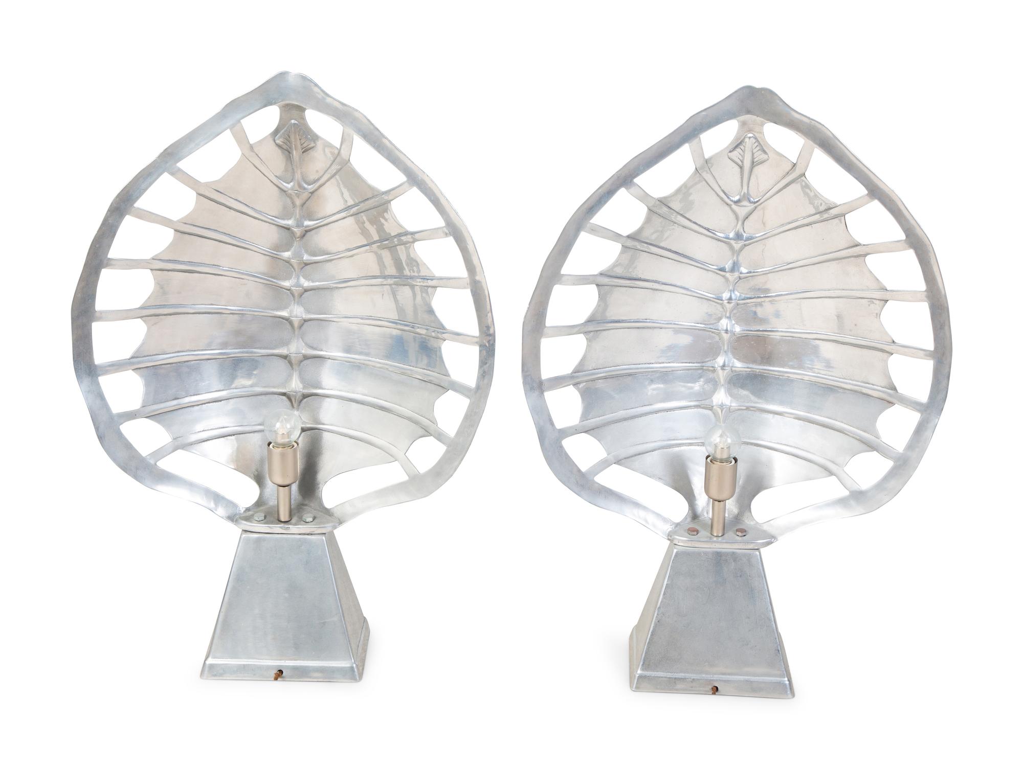 Pair of Arthur Court Tortoise Table Lamps — AMERICAN, CIRCA 1975
