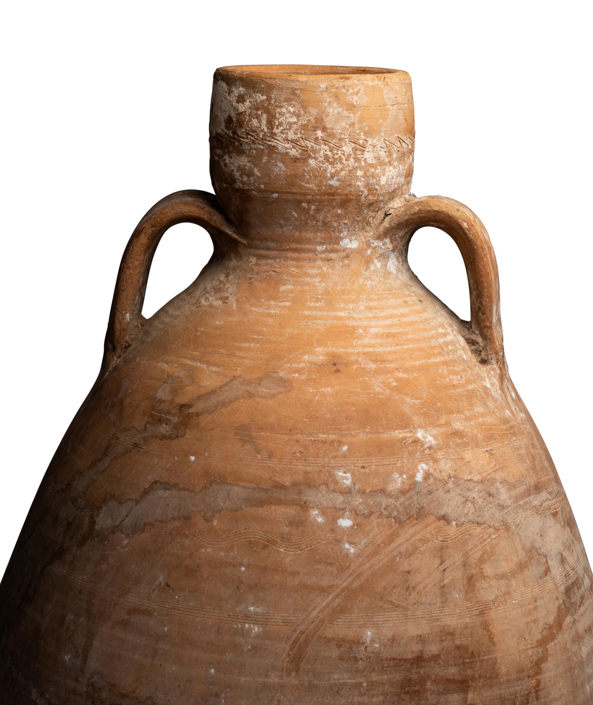 A Holyland Terracotta Amphora