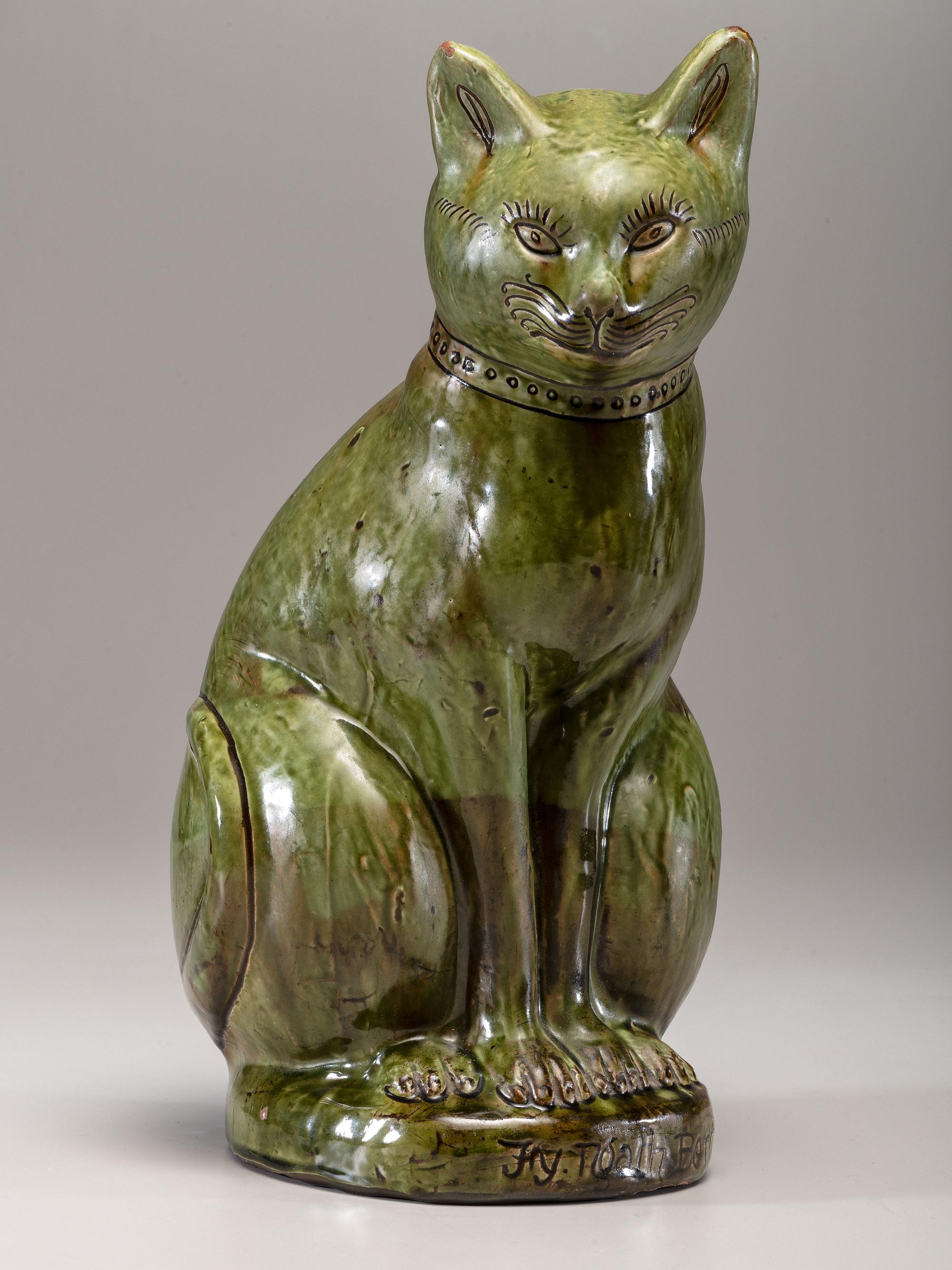 Seated Cat, Circa 1900