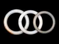 Three Chinese Hardstone Bangles