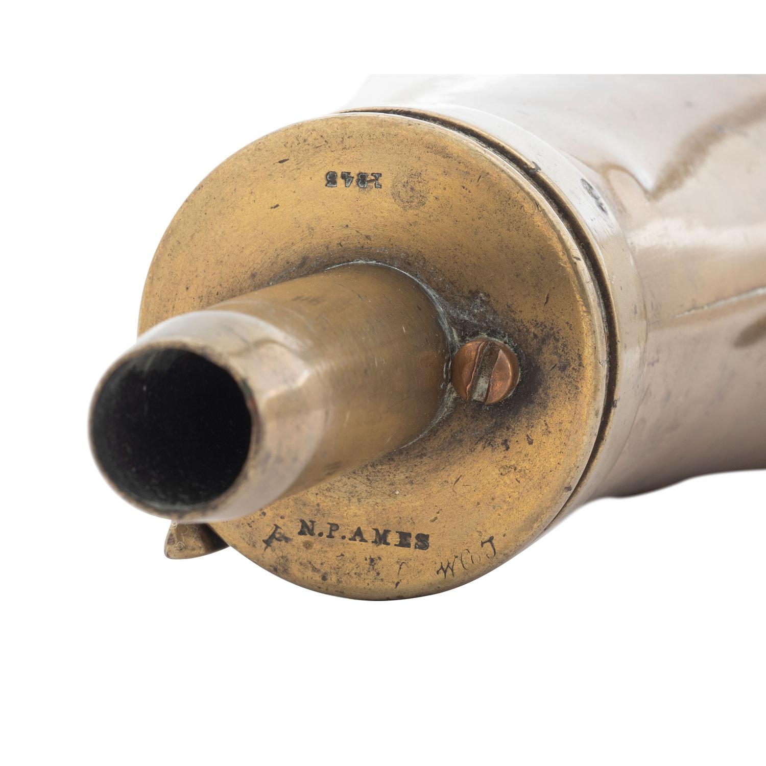 Rare Ames Fouled Anchor Naval Powder Flask