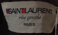 An Yves Saint Laurent Black Velvet Cape,