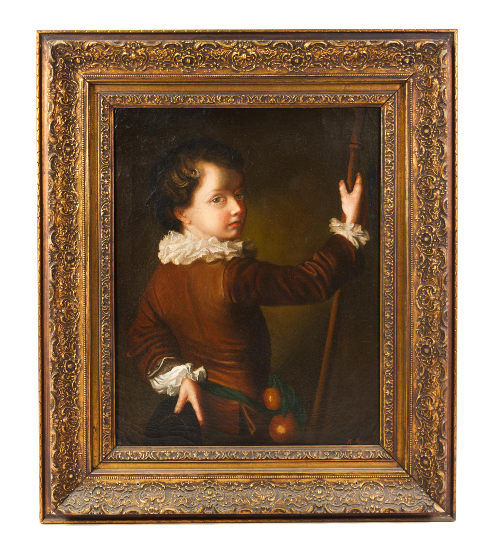 Artist Unknown, (19th Century), Portraits of a Noble Boy and Girl (two works)