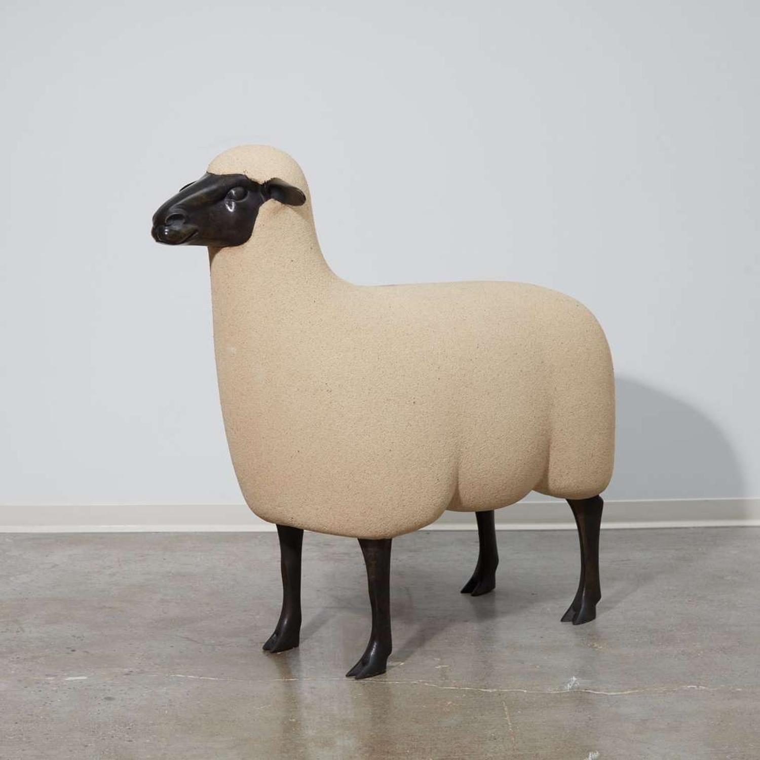 François-Xavier Lalanne (French, 1927-2008) Two Moutons de Pierre