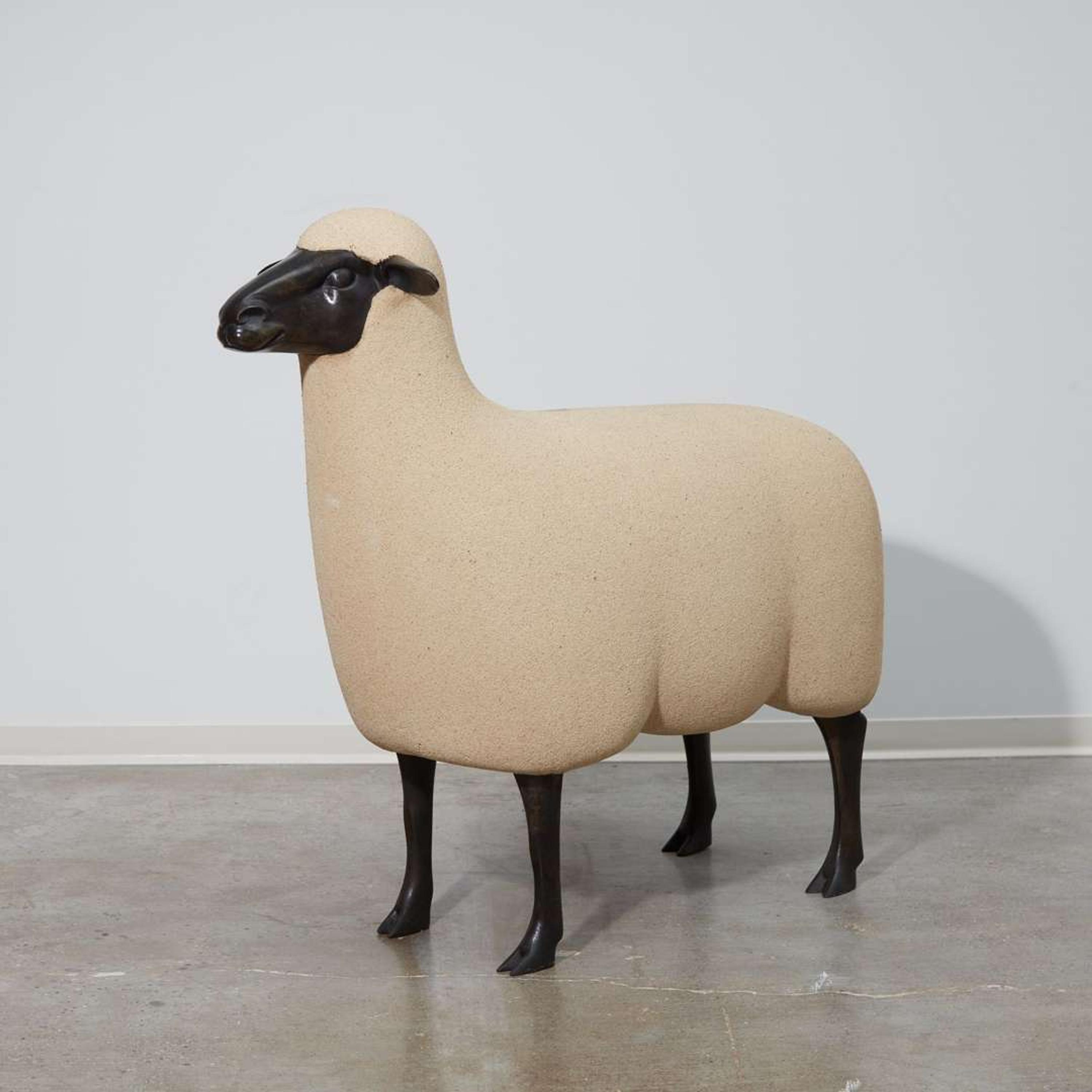 François-Xavier Lalanne (French, 1927-2008) Two Moutons de Pierre