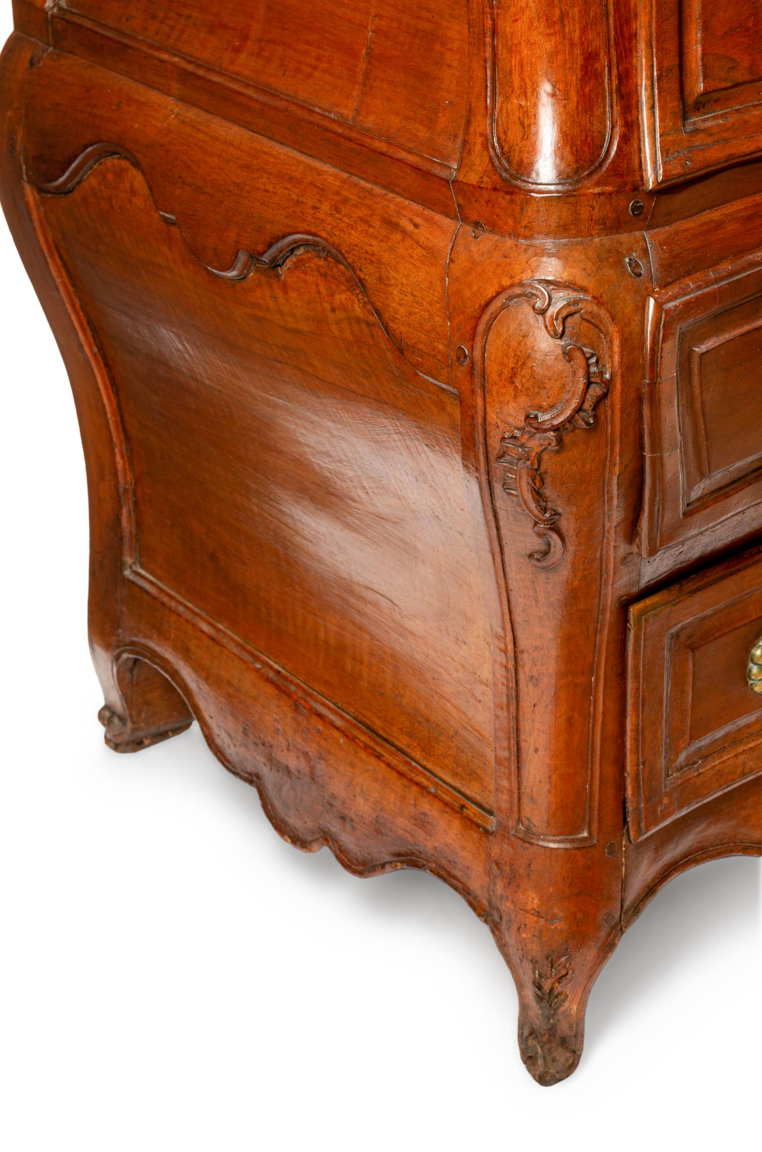 A Louis XV Provincial Walnut Commode