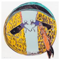 Andy Warhol, (American, 1928-1987), Plains Indian Shield, 1986 (from Cowboys and Indians)