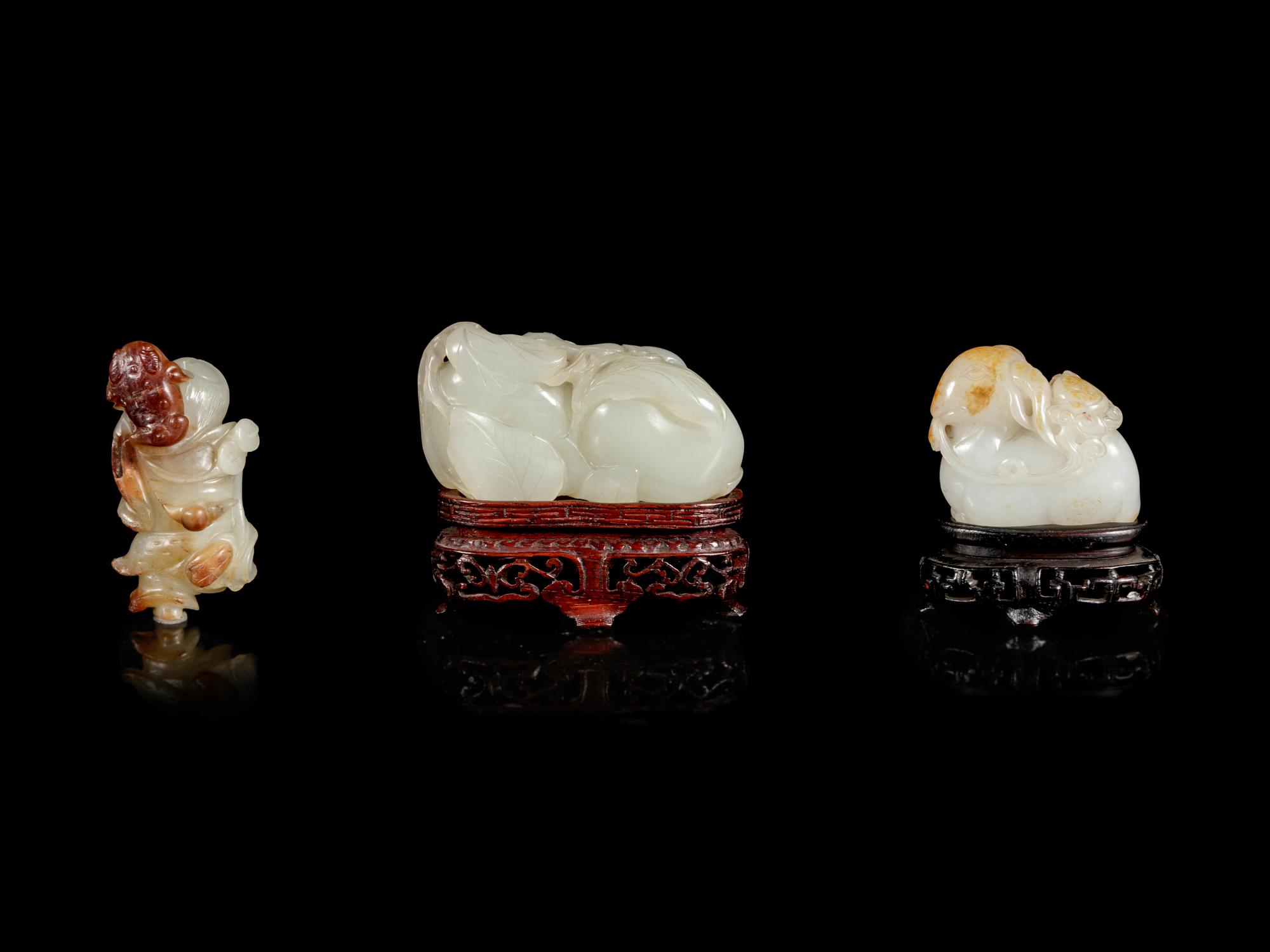 Three Jade Carvings