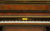A Napoleon III Boulle Marquetry Upright Piano