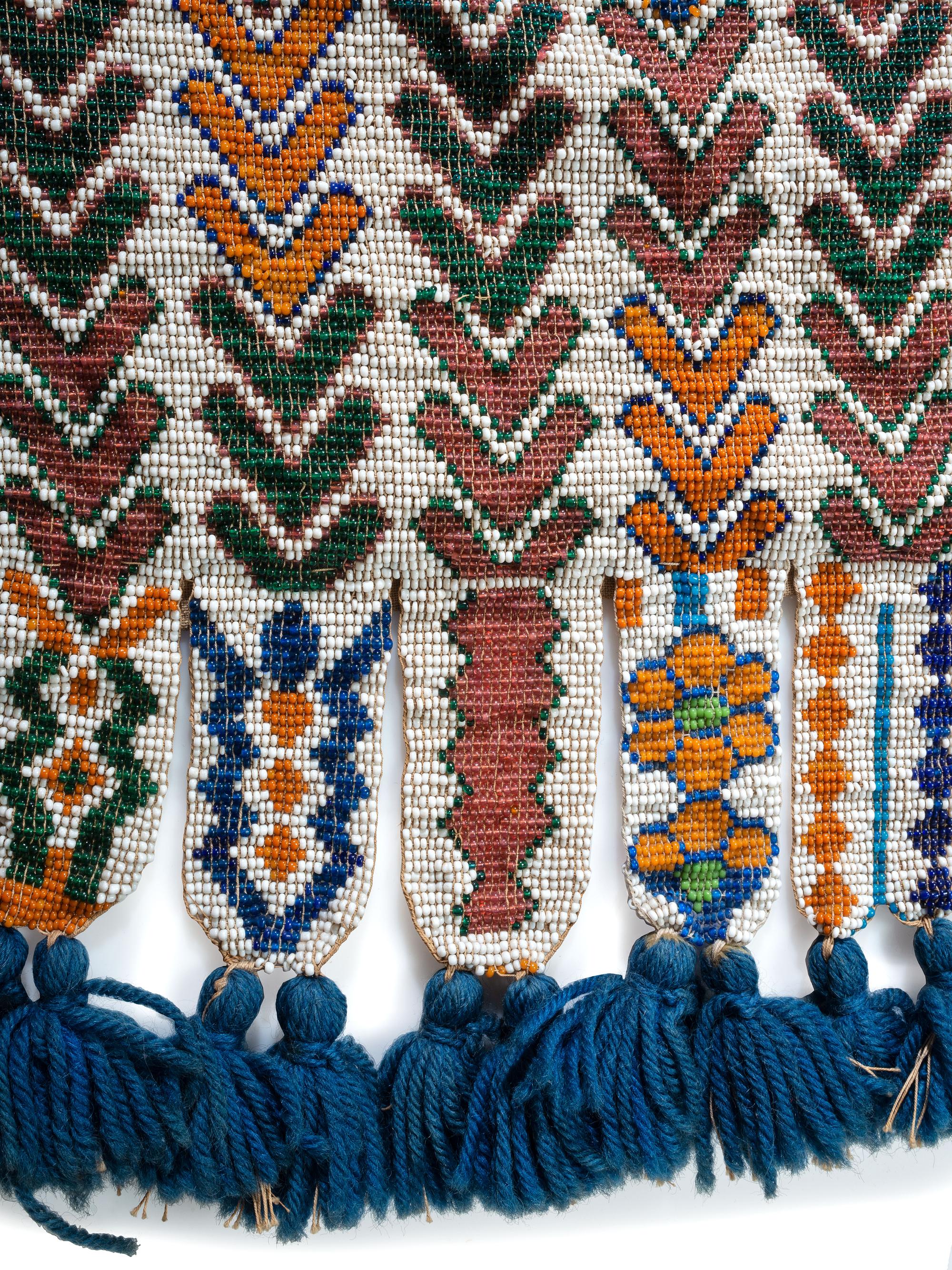 Potawatomi Loom-Beaded Bandolier Bag