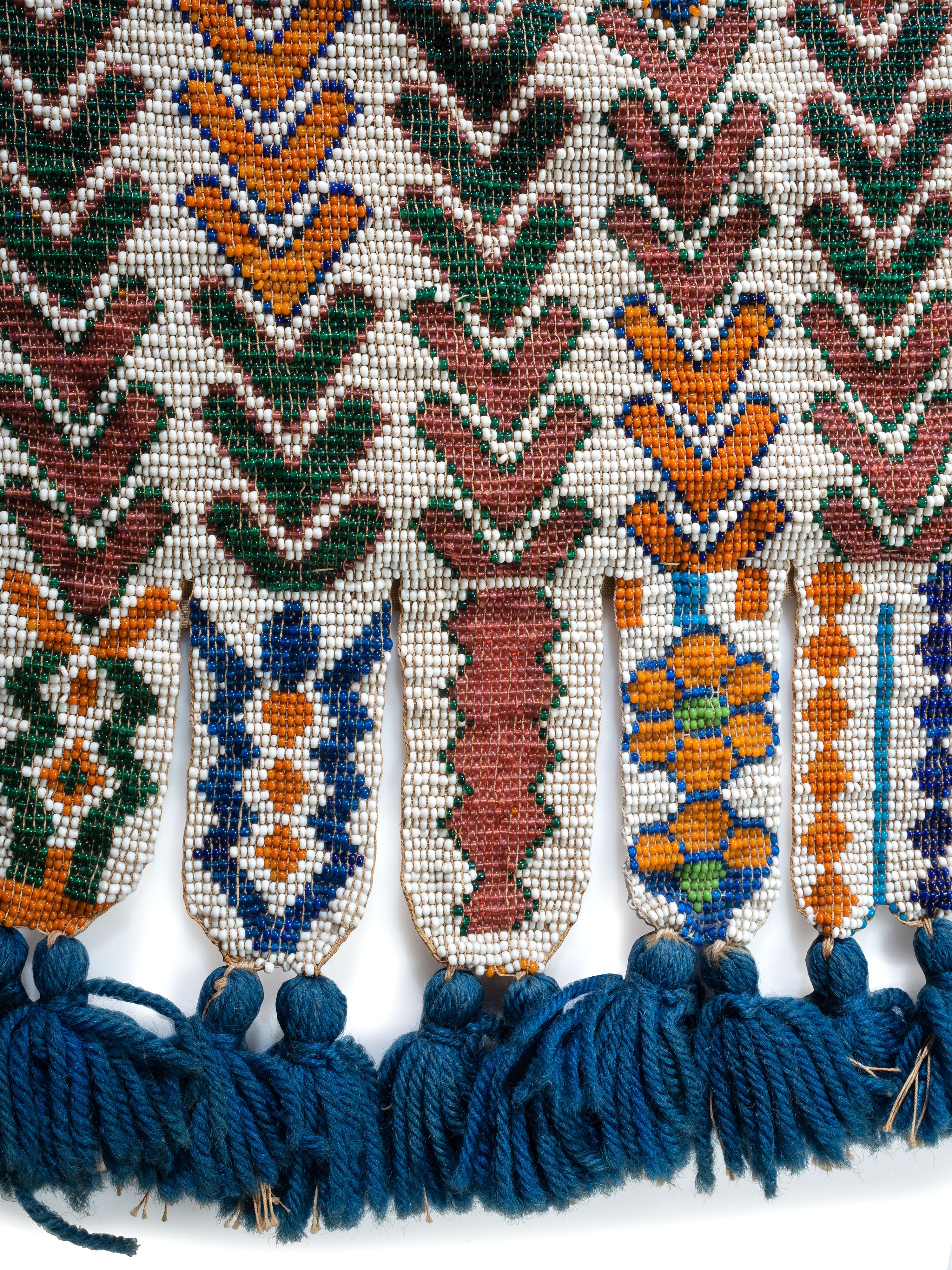 Potawatomi Loom-Beaded Bandolier Bag
